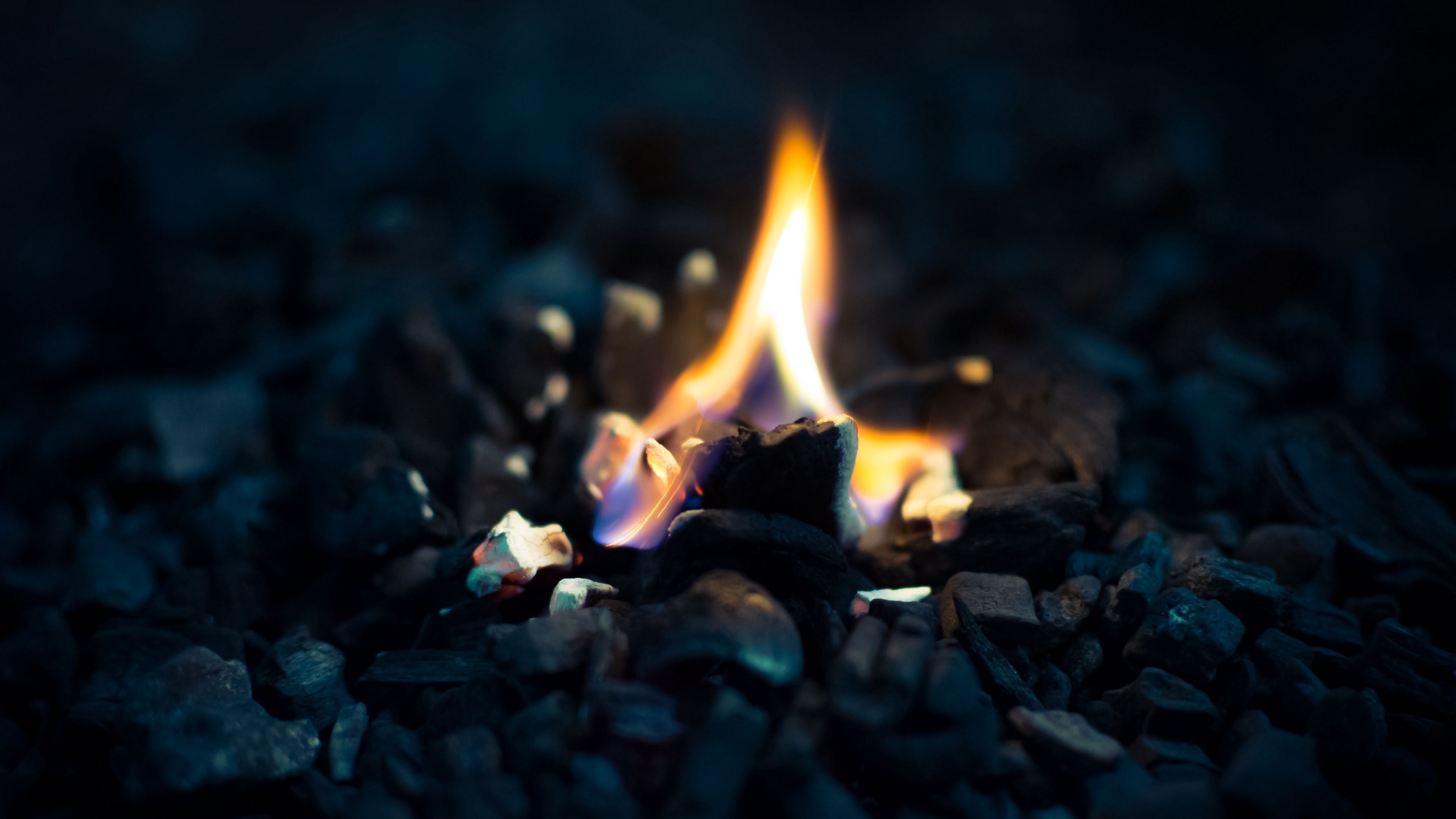 flame stones macro dark 4k 1692100646