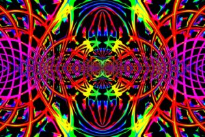 kaleidoscope lines stripes abstraction bright 4k 1691589883