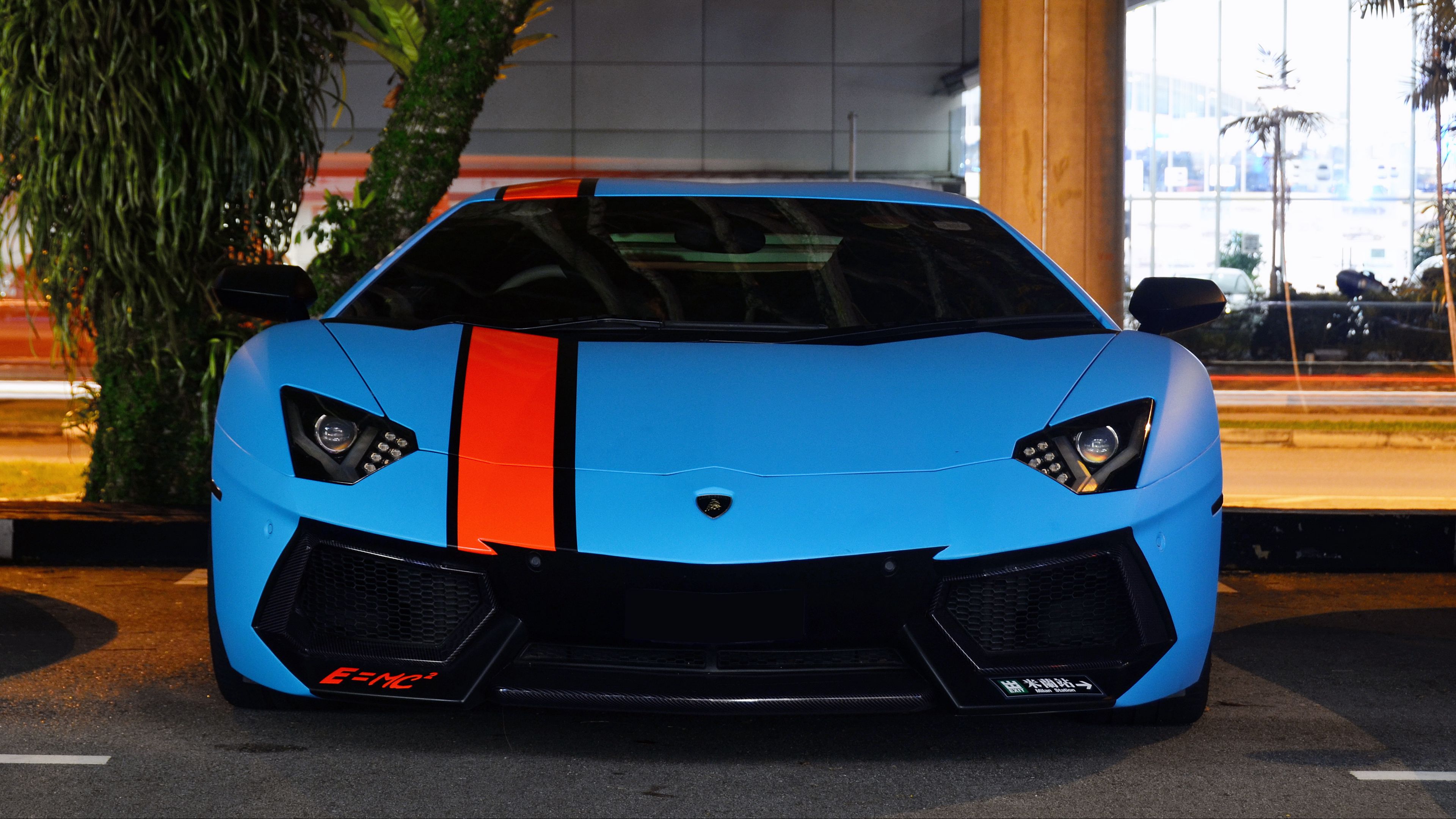 lamborghini aventador lp700 4 blue supercars exotic 4k 1691828527