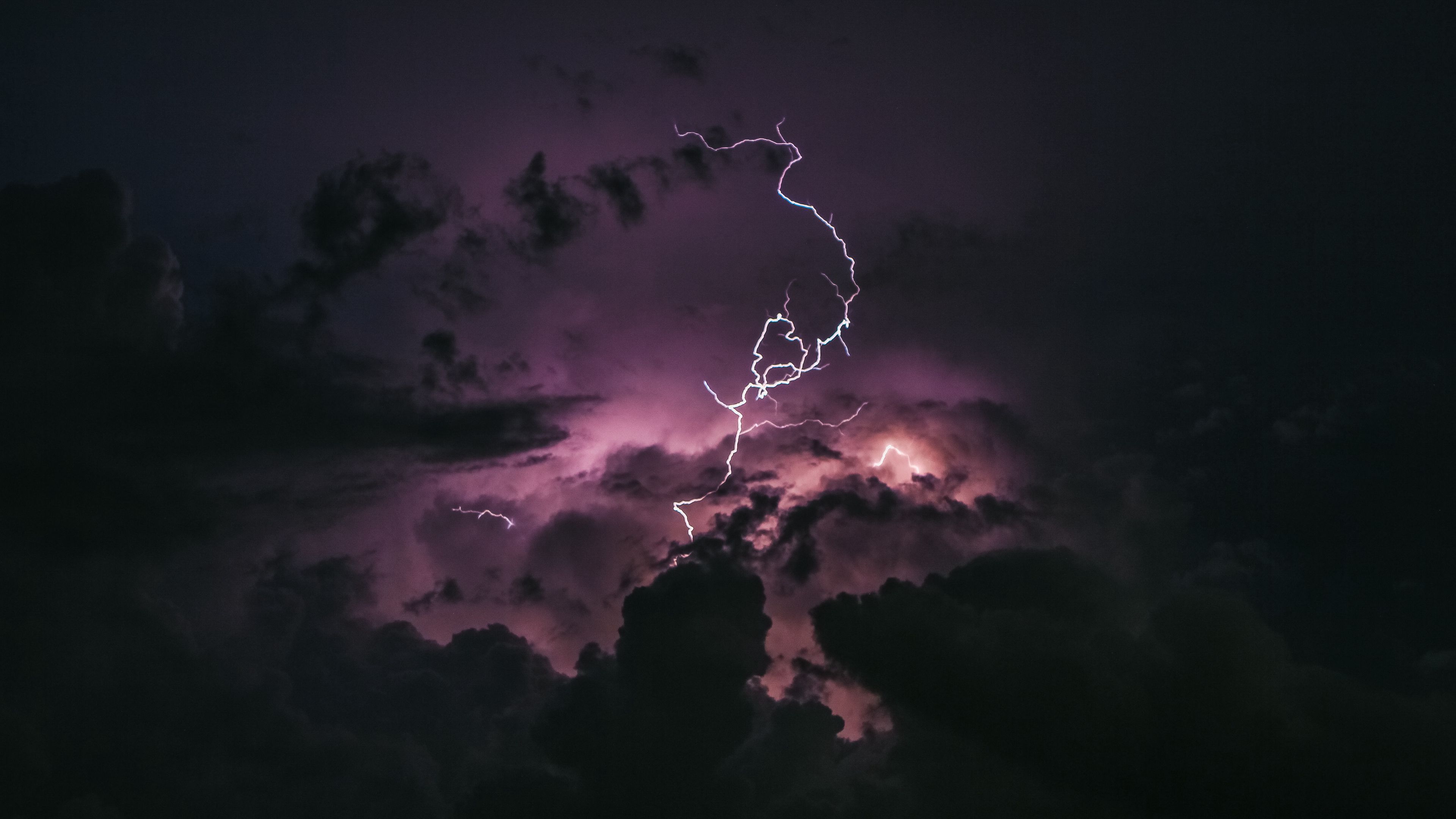 lightning clouds sky overcast 4k 1691839436