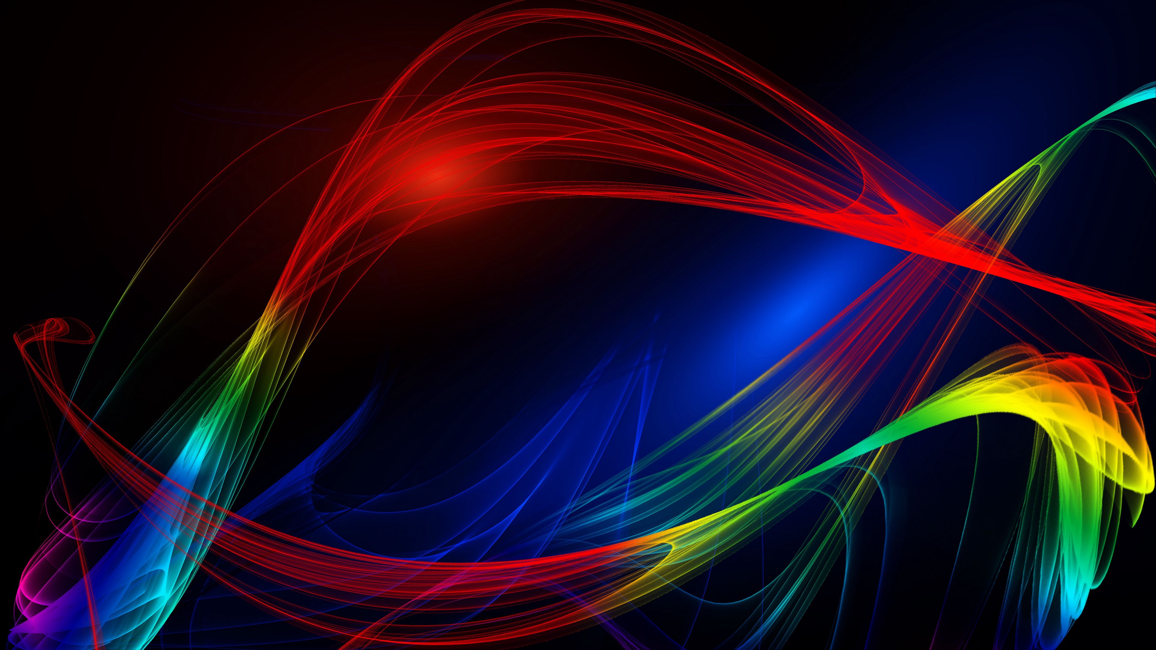 lines wavy multicolored abstraction plexus 4k 1691575448