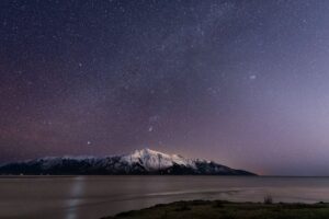 mountain starry sky night 4k 1692181086