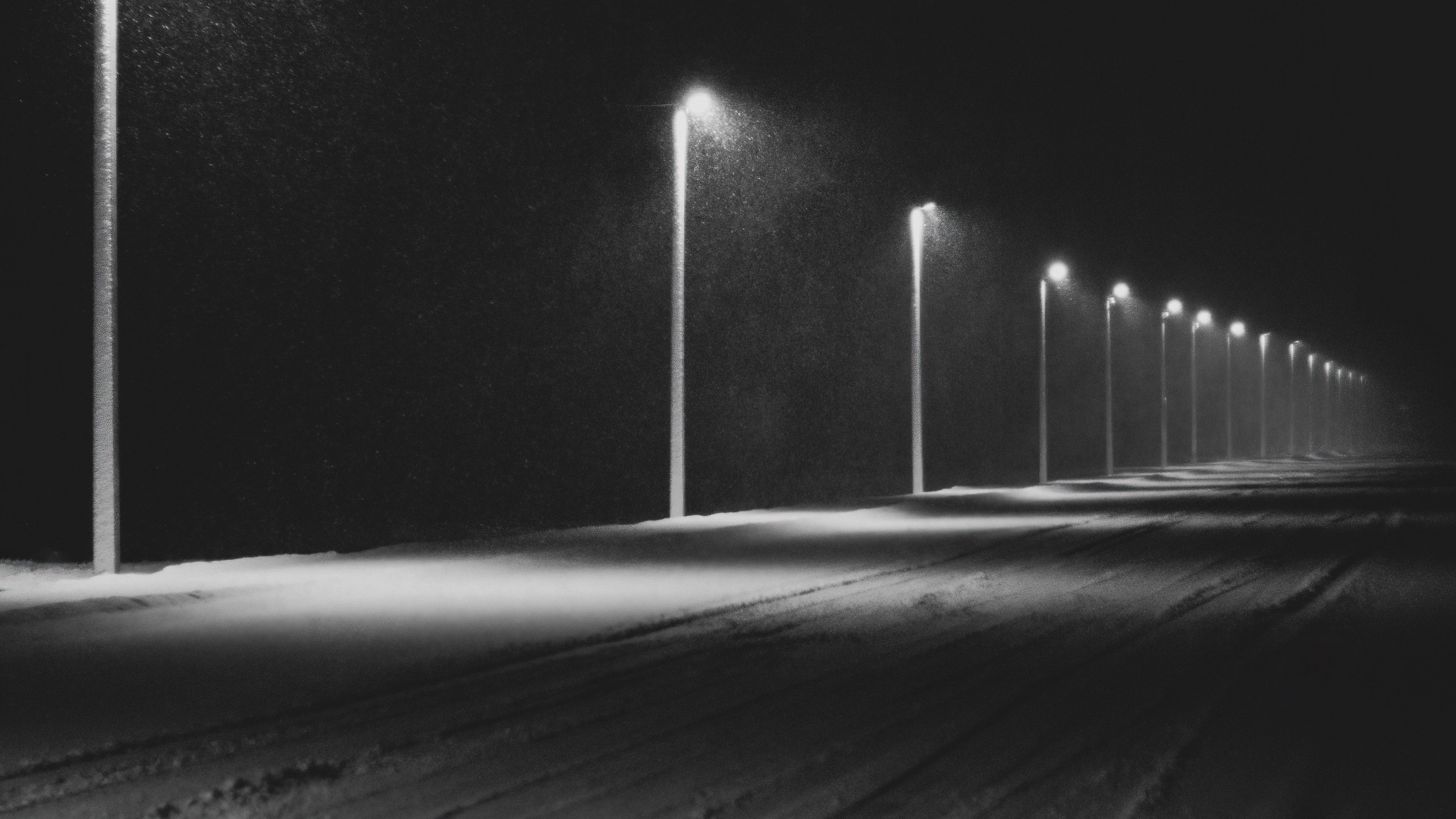 night snow dark 4k 1692100033