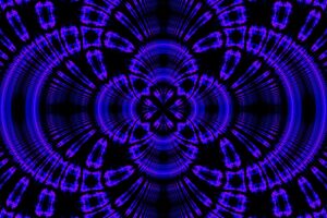 pattern fractal geometry blue 4k 1691767175