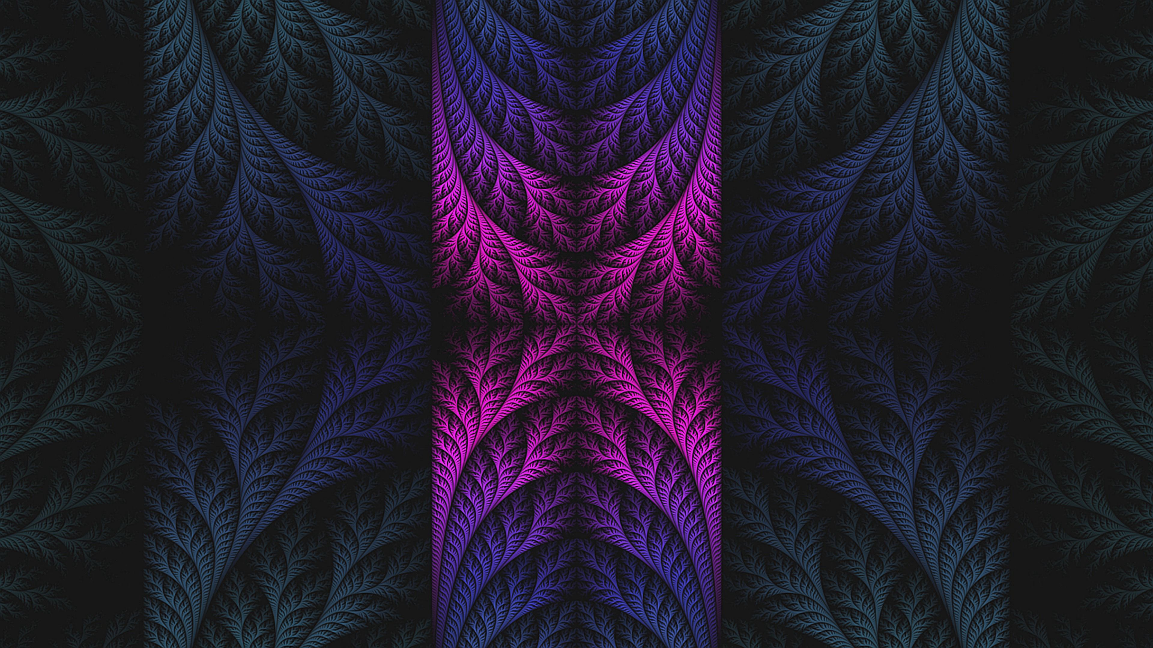 patterns abstraction texture purple fractal 4k 1691756347