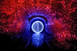 tunnel lights walls 4k walpaper 1692027329