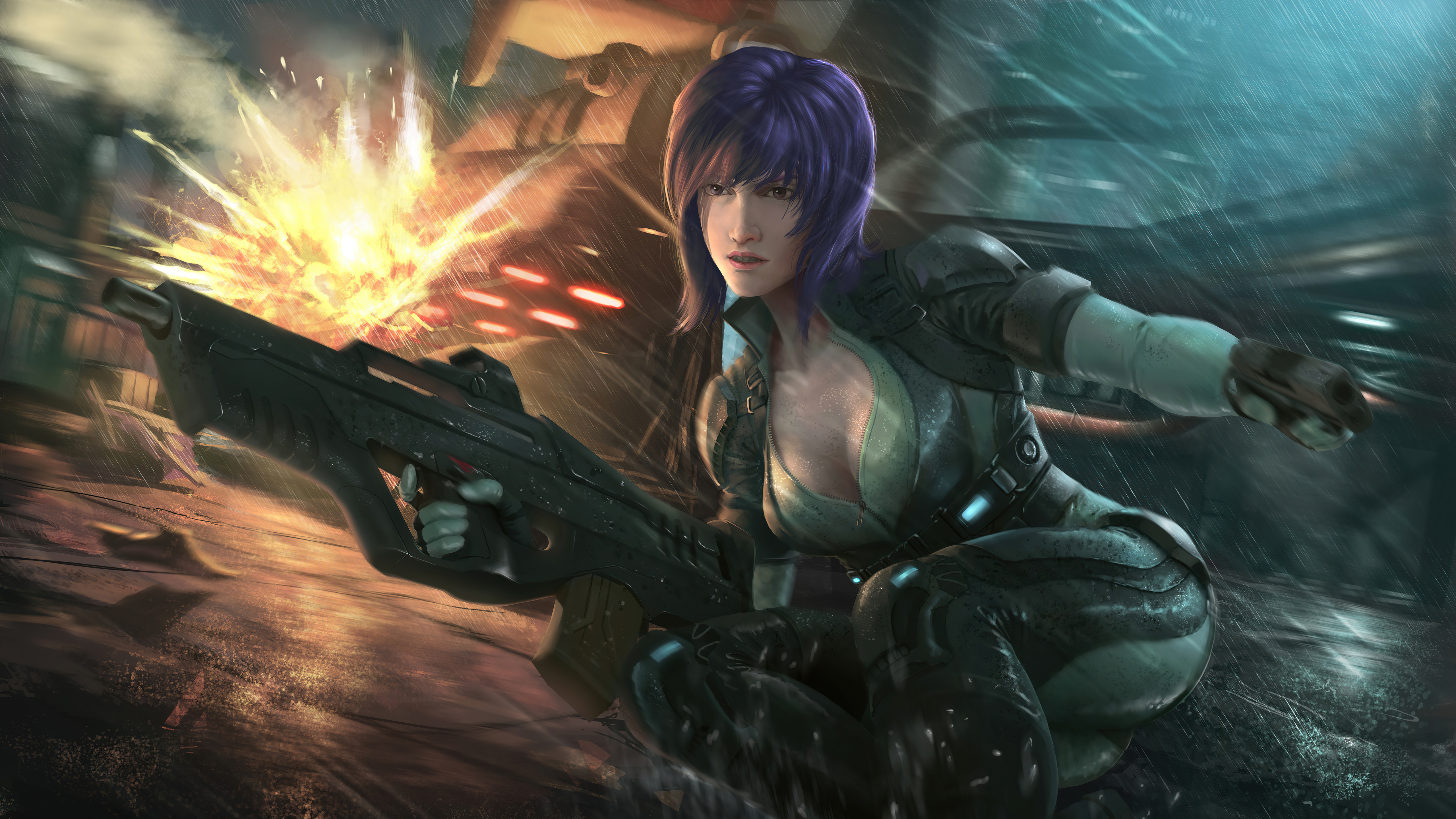 motoko kusanagi ghost in the shell 4k 1696063981