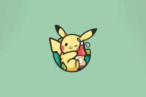 pikachu minimal 4k 1695943305