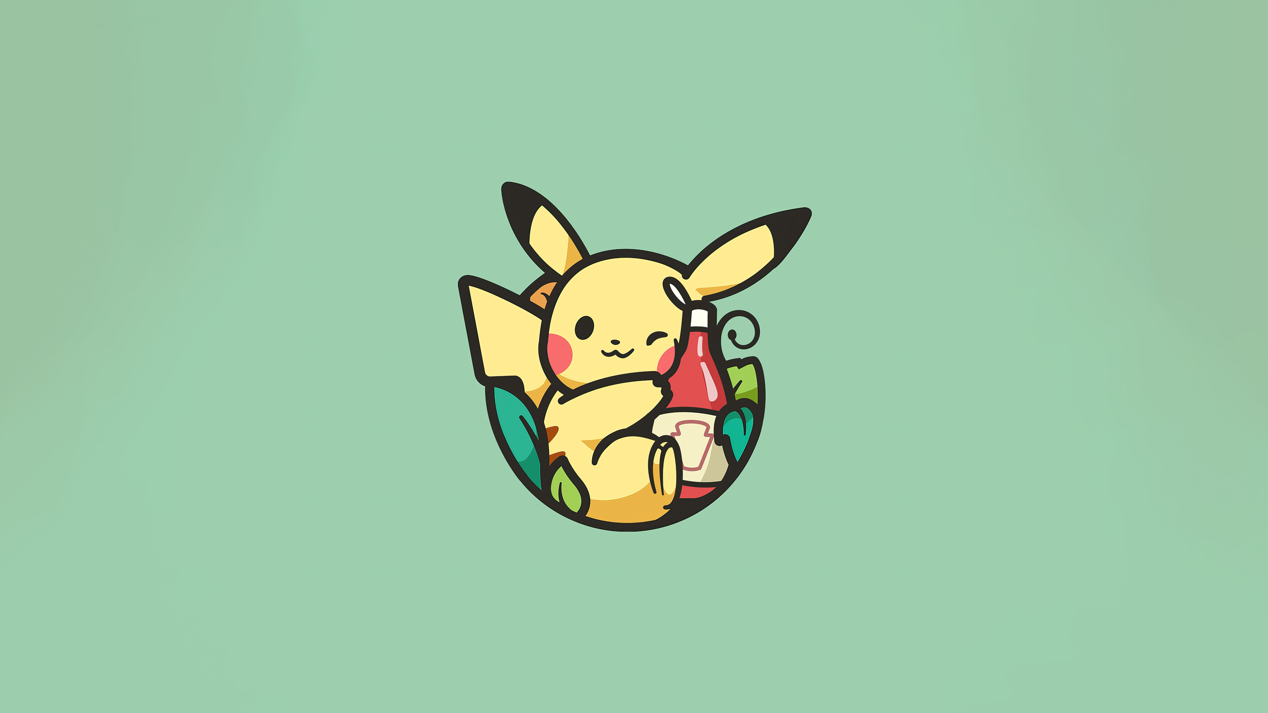 pikachu minimal 4k 1695943305