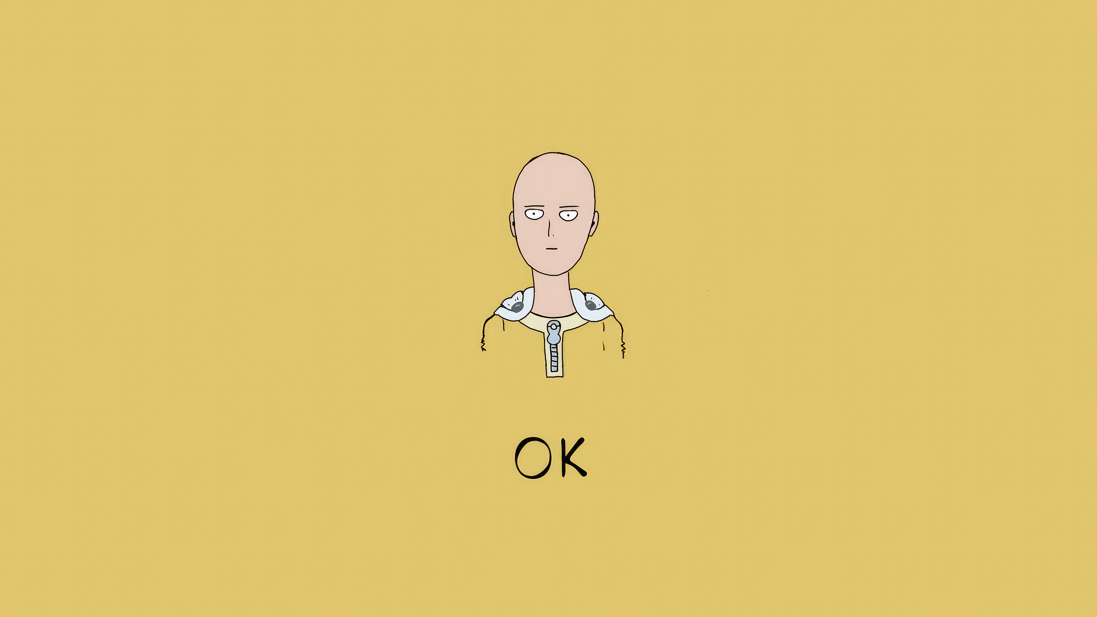 Saitama Wallpaper 4K, Yellow background, Cartoon, saitama wallpaper  1920x1080 - thirstymag.com