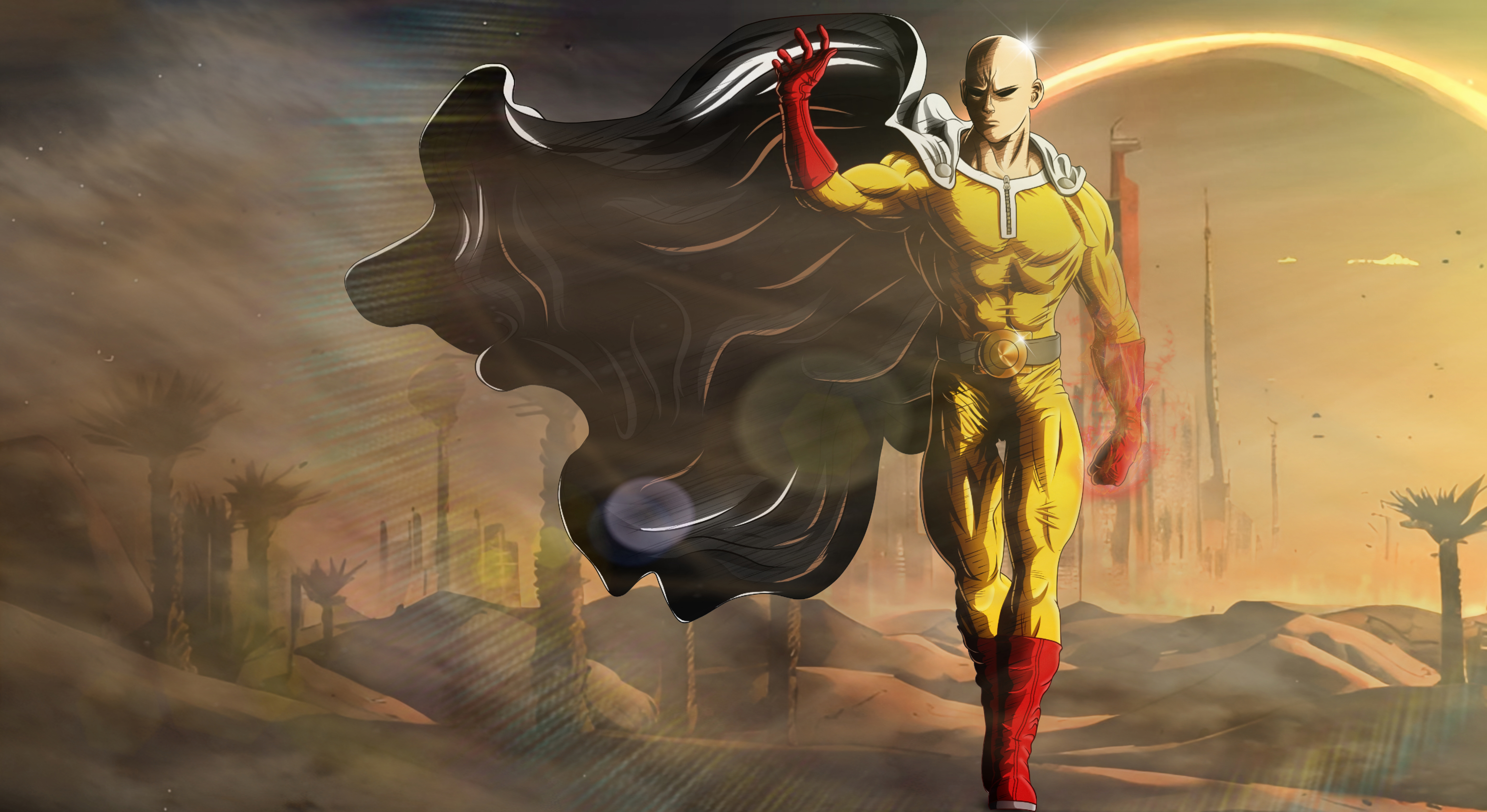 saitama one punch man 4k 1695974386