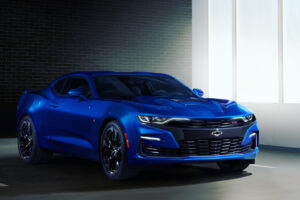 2023 blue chevrolet camaro 4k 1698342678