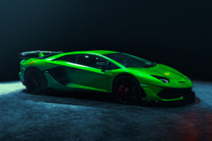 2023 green lamborghini aventardor svj 4k 1698333800