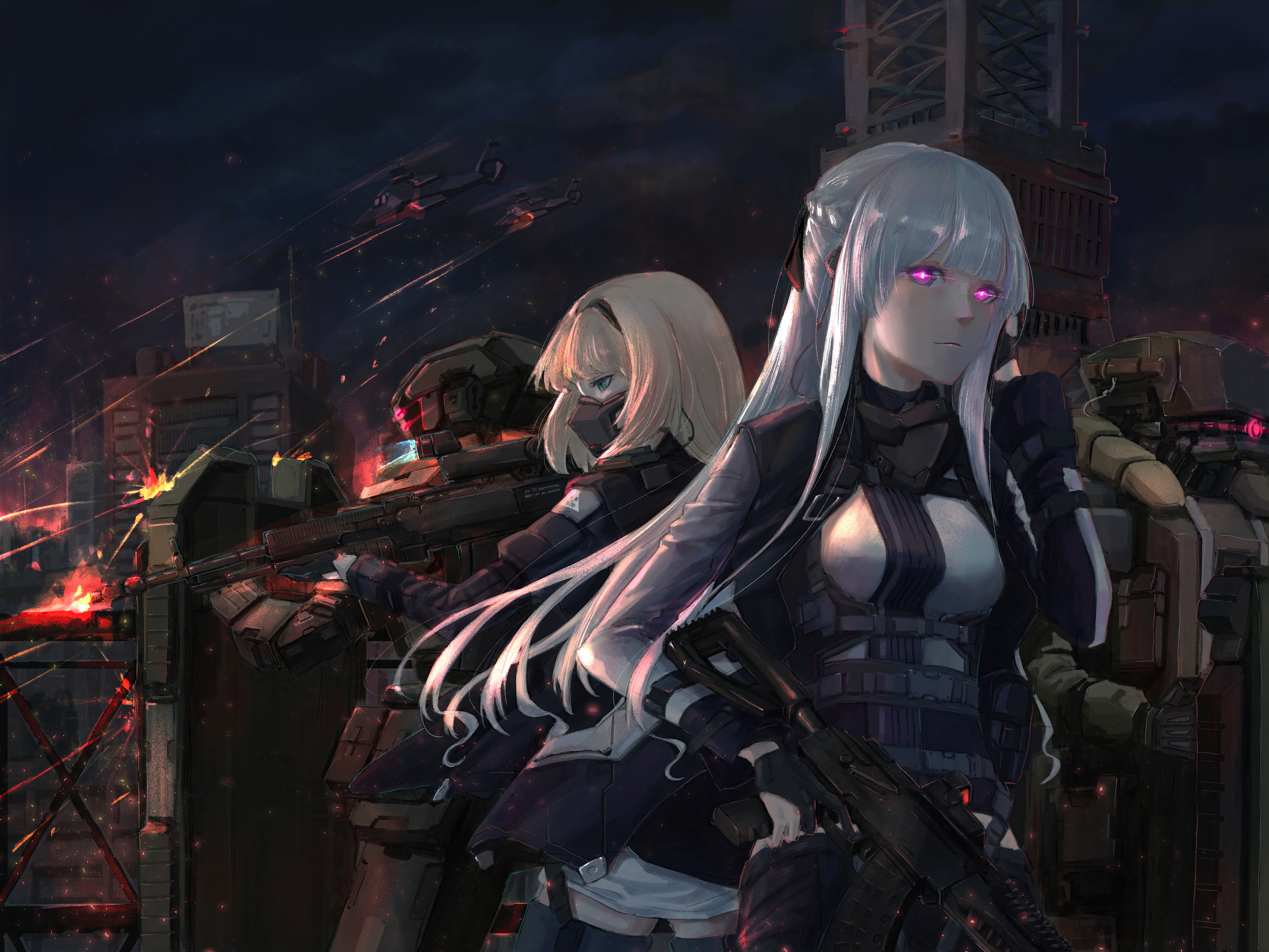 Girls frontline :: anime :: fandoms :: M4 SOPMOD II (Girls Frontline) ::  mienthoa :: anime art - JoyReactor