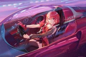 anime girl for scifi ride 1696954194