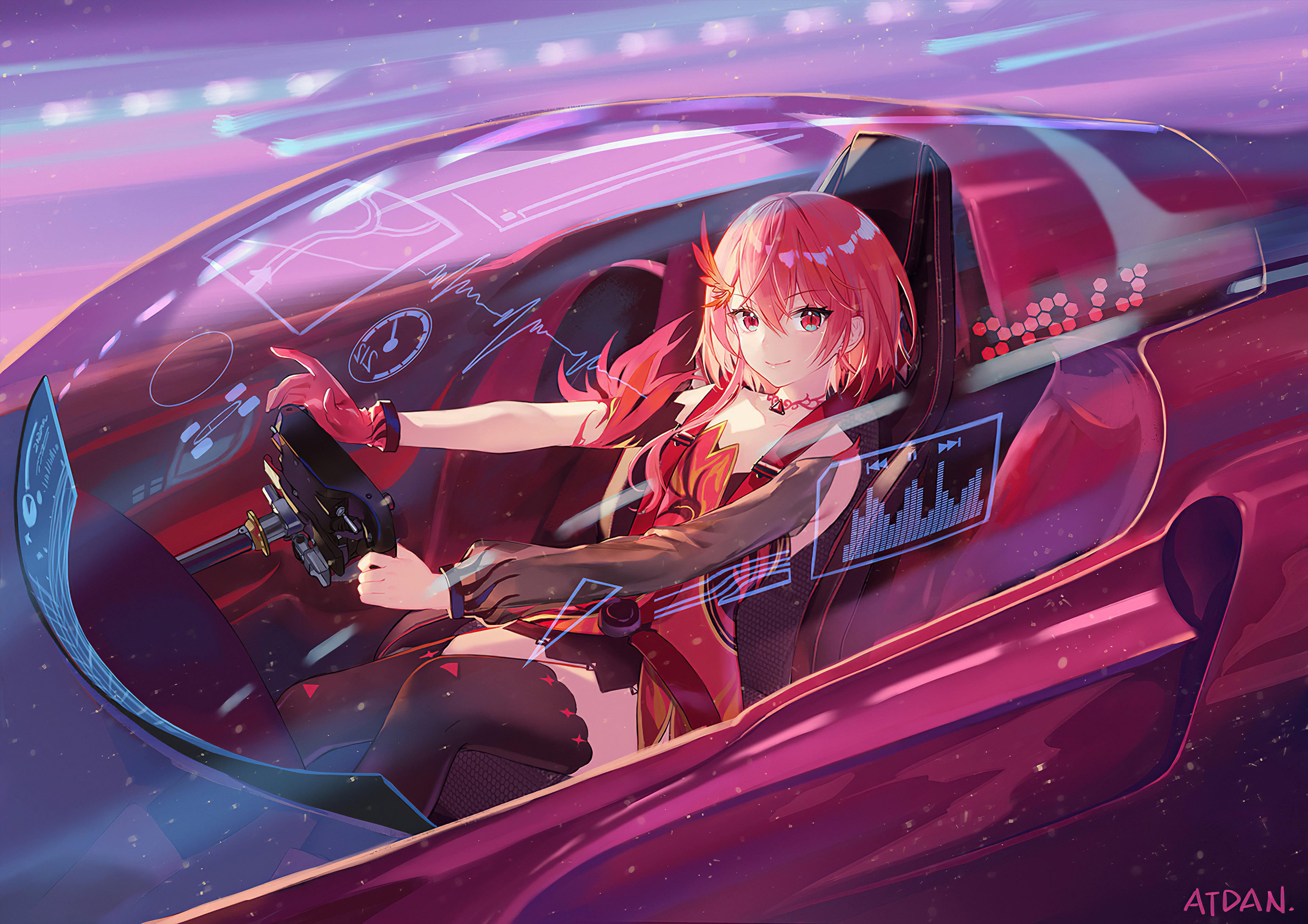 anime girl for scifi ride 1696954194