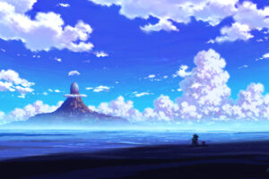 anime scenery sitting 1696805439