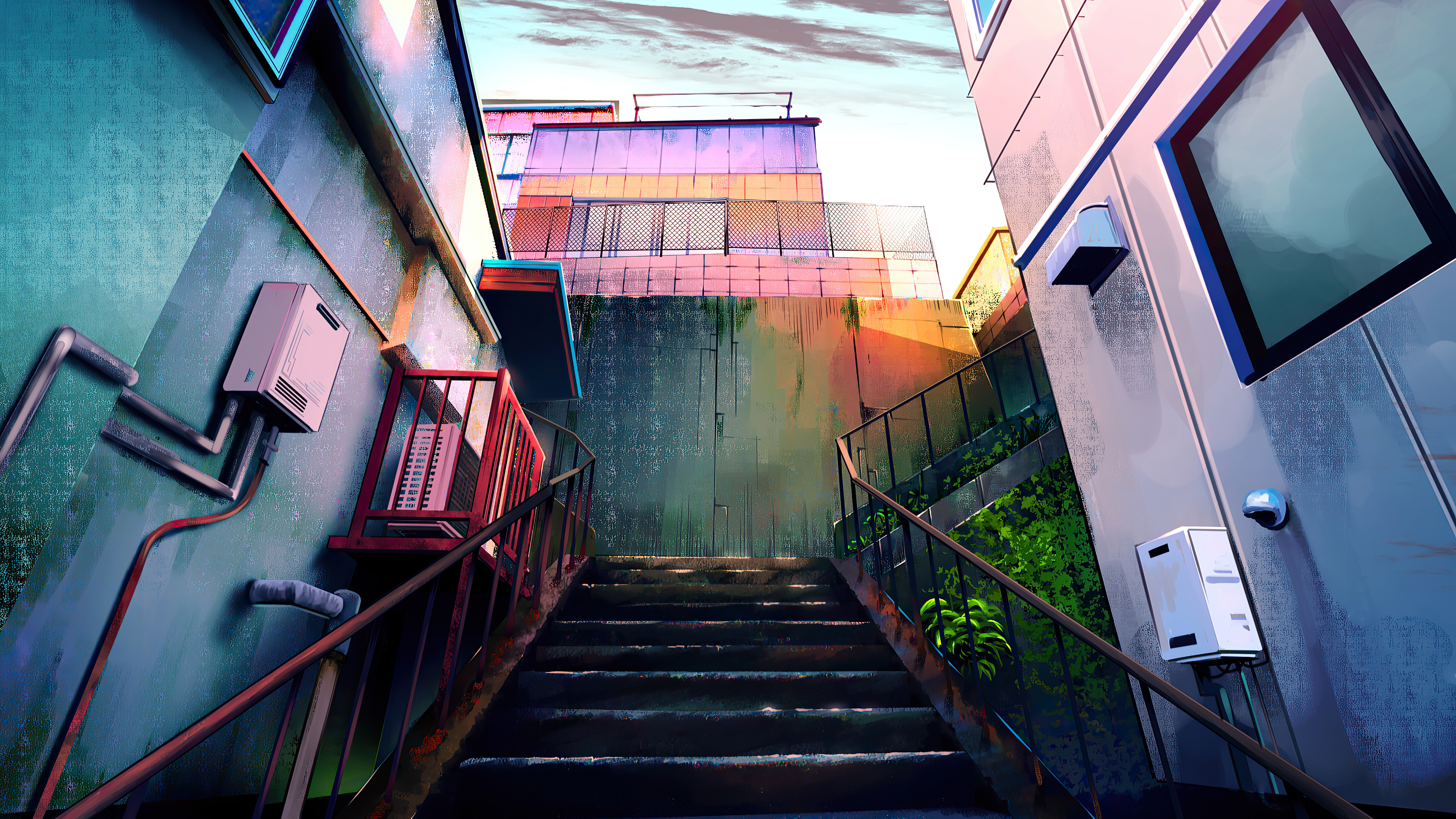 anime stairs to home 1696368553