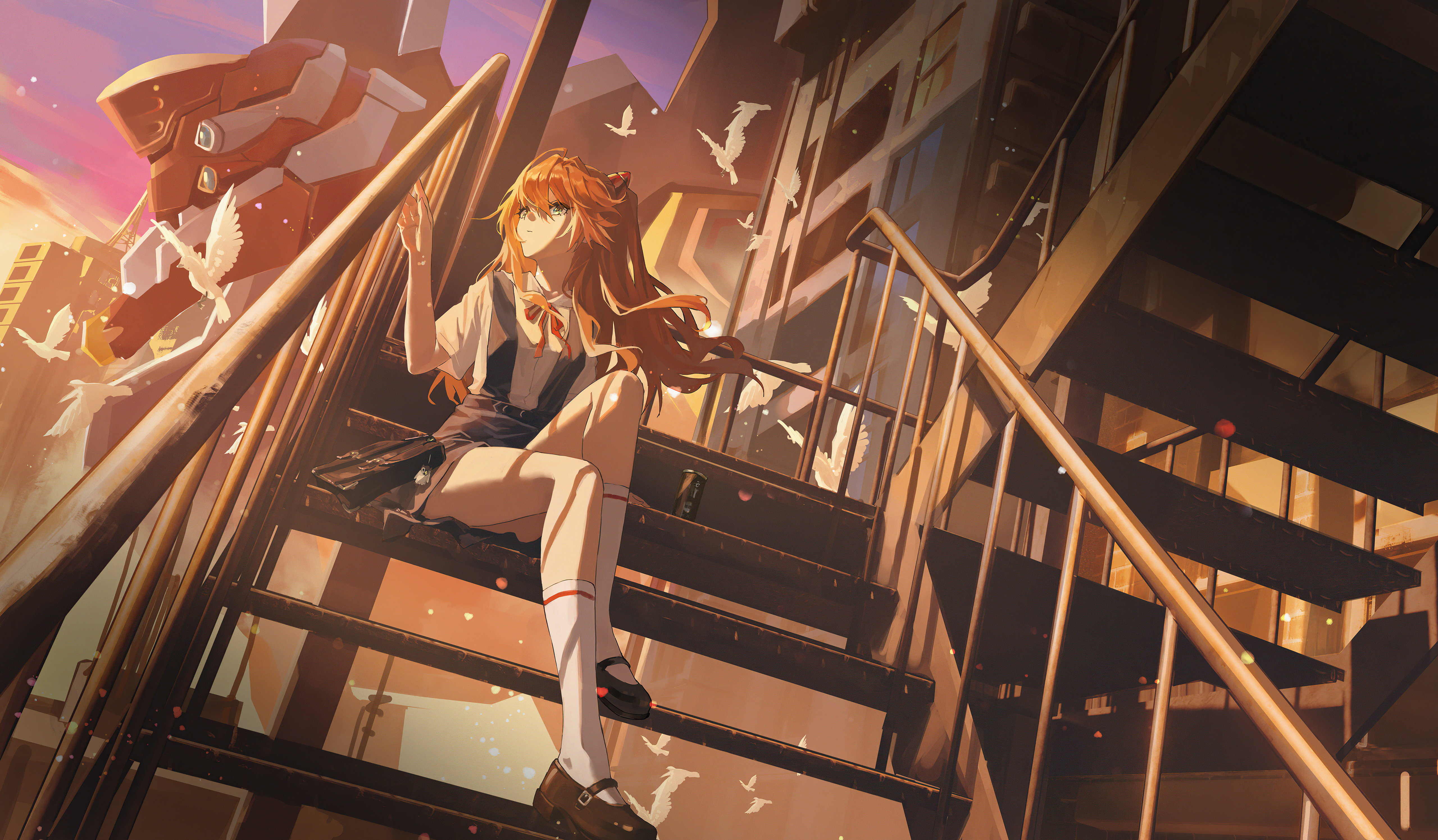 asuka neon evangelion 4k 1696172501