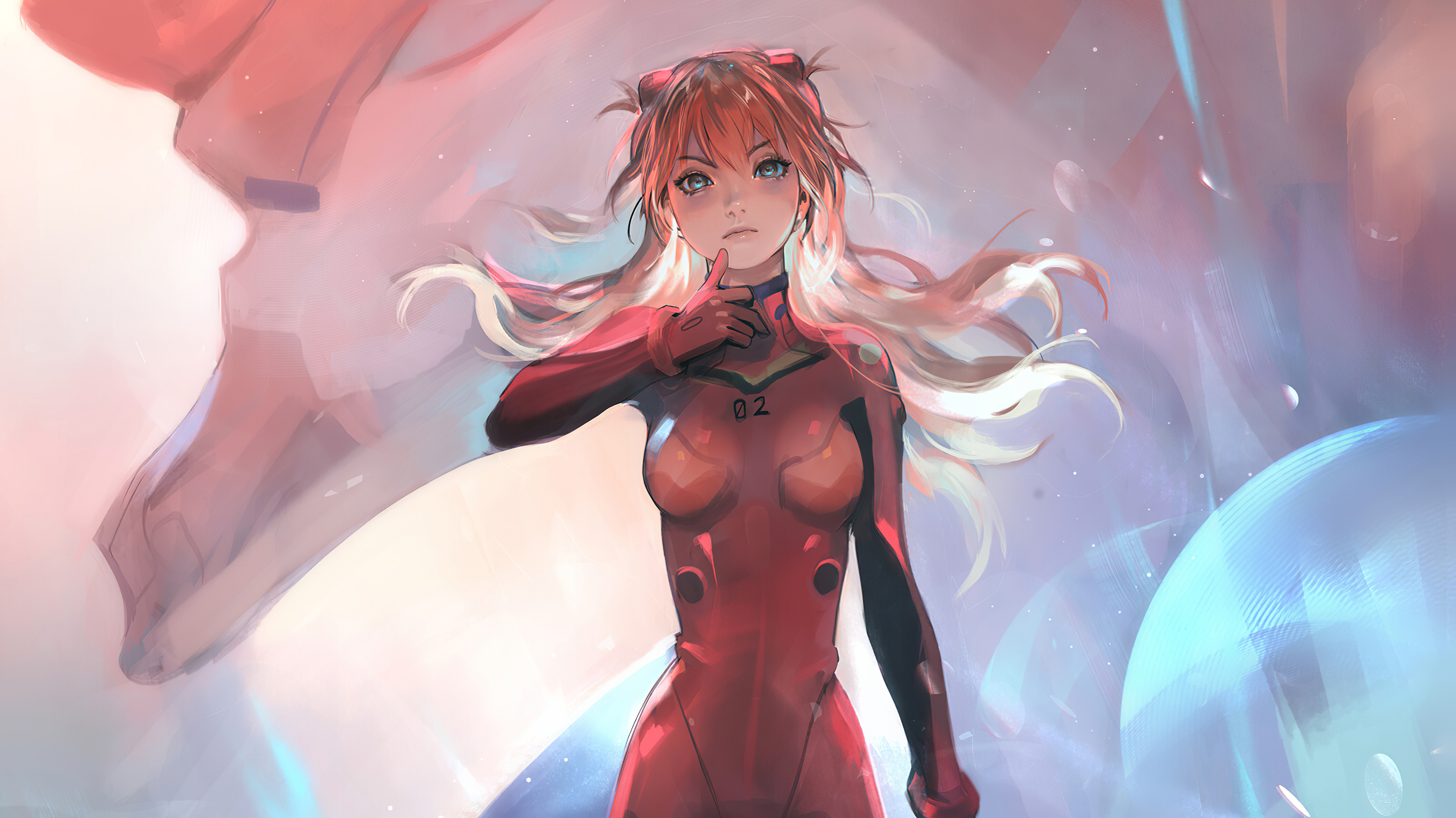 asuka neon genesis anime girl 4k 1696785092