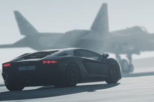 black lamborghini aventador takeoff 1698333798