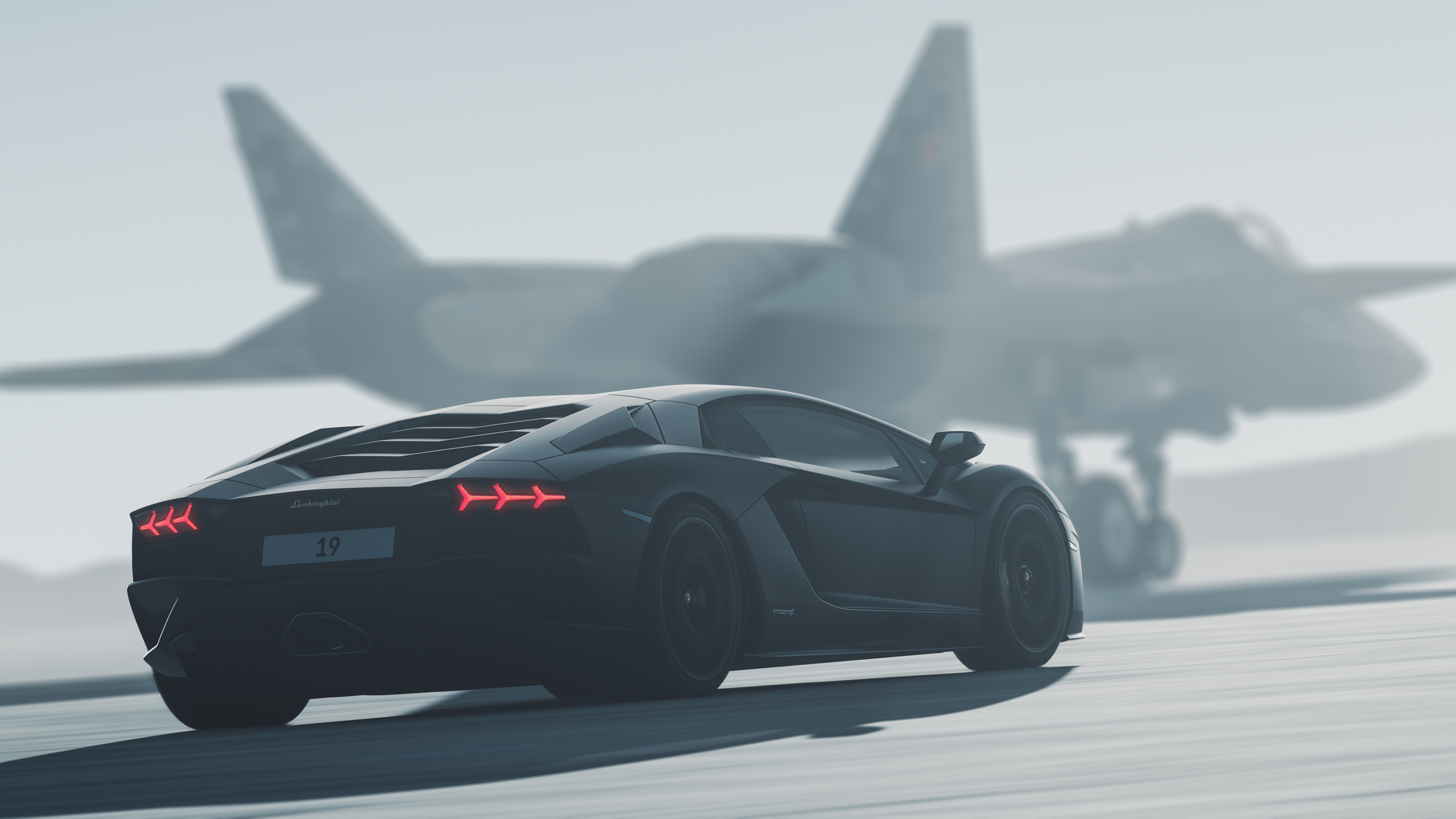 black lamborghini aventador takeoff 1698333798