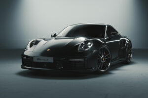 black porsche 911 turbo s 4k 1698175920