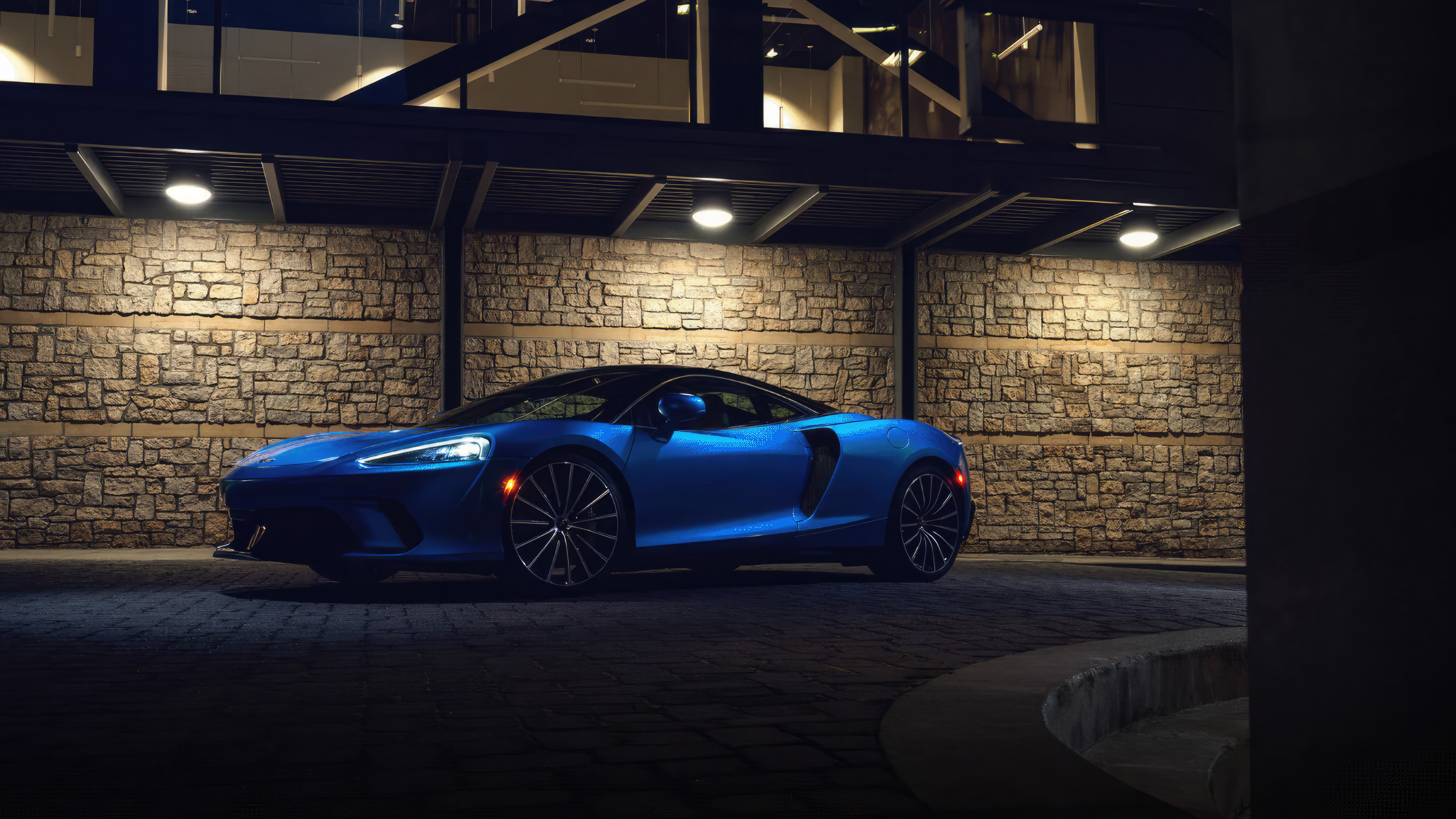 blue mclaren 720s 4k 1698266029