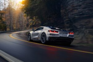 chevrolet corvette e ray rear car 4k 1698569683