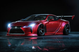 custom widebody lexus lc 500 4k 1698175923