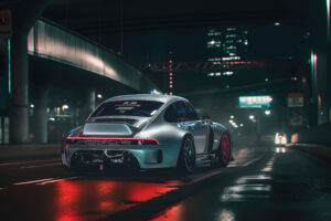 futuristic vibes cyberpunk porsche 1697749337