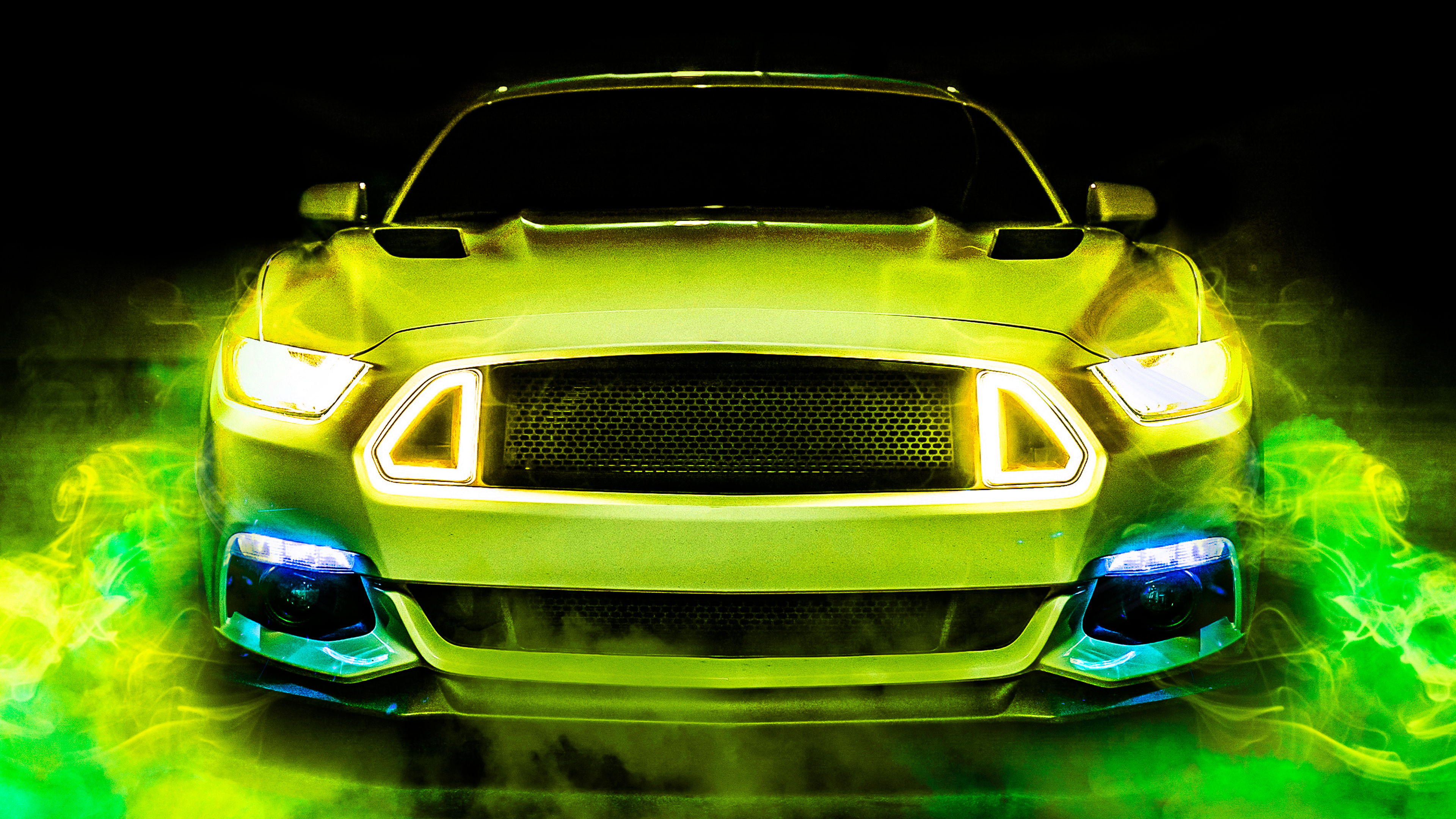 green ford mustang car 1698698922