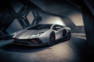 grey lamborghini aventador ultimae dynamic 4k 1697714325