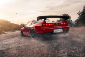 honda nsx rear road 4k 1698402463