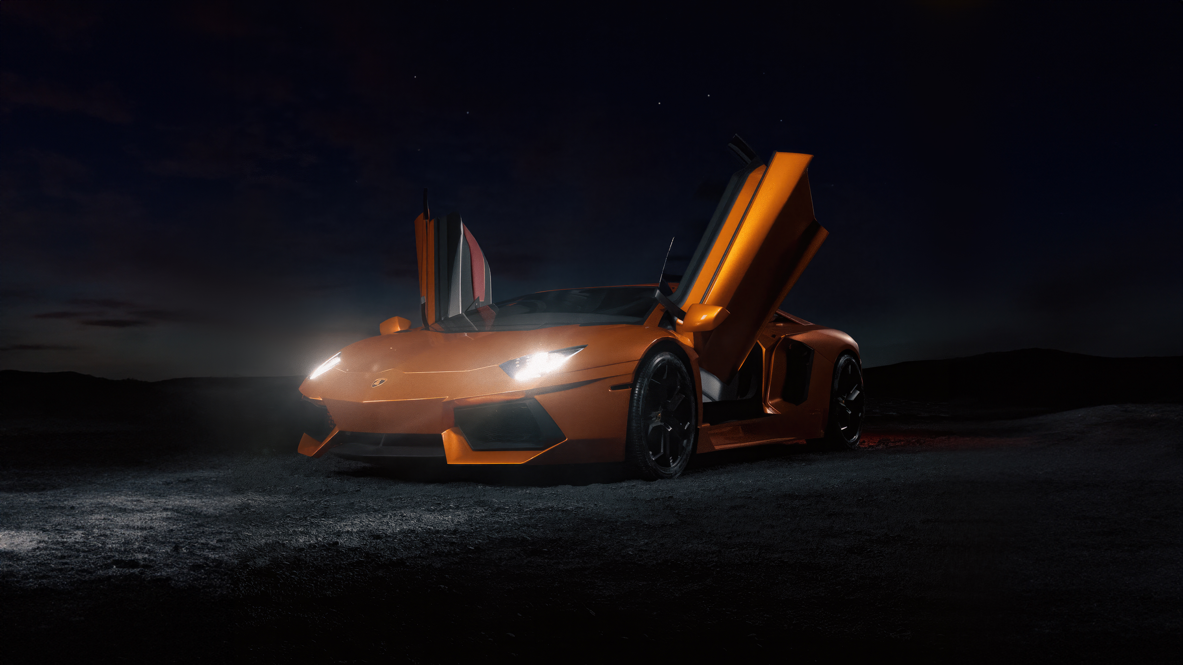 lamborghini aventador lp 700 doors up 4k 1697714327