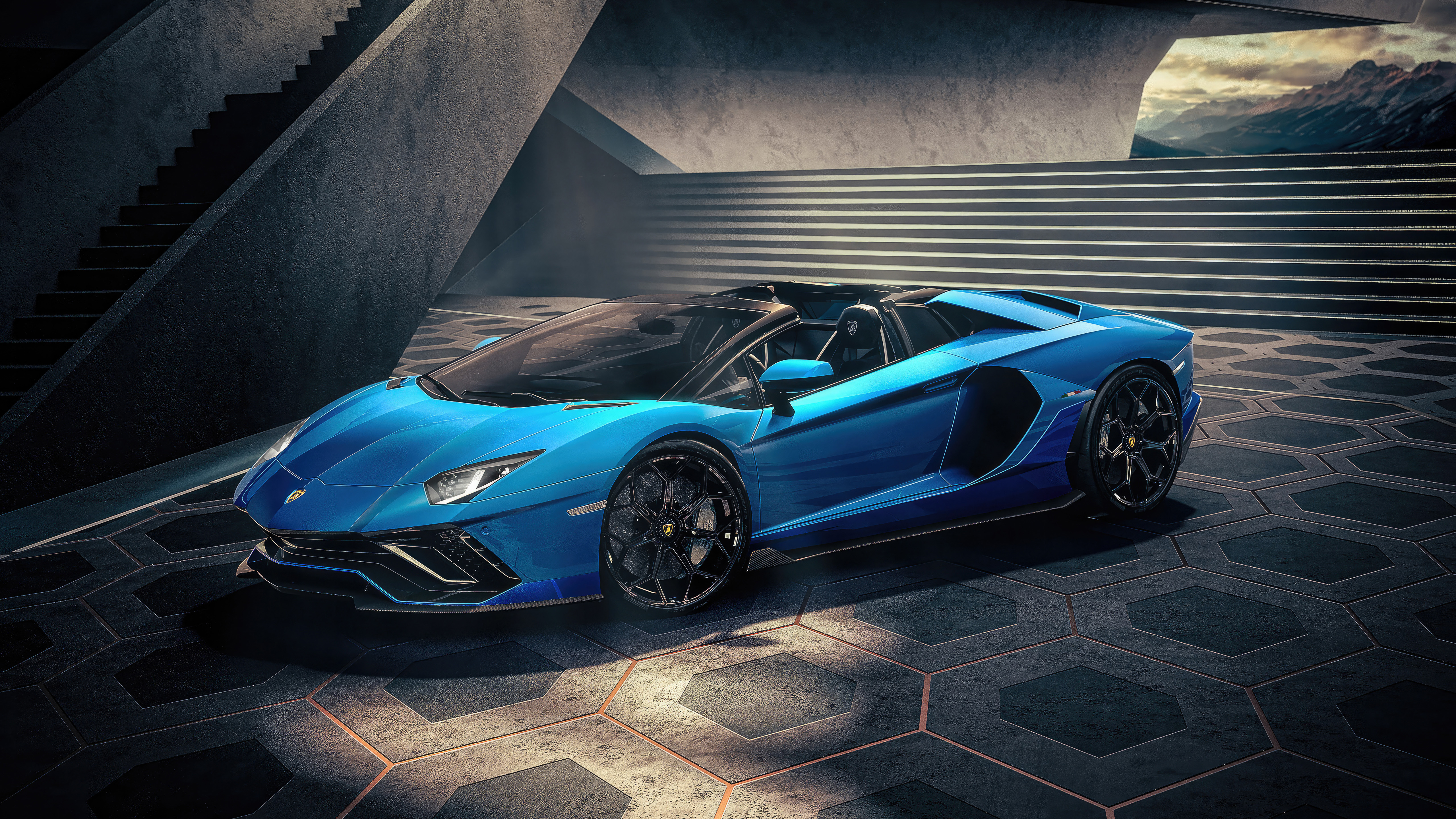 lamborghini aventador ultimae dynamic 4k 1697714325