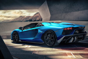 lamborghini aventador ultimae dynamic rear 2023 4k 1697714327