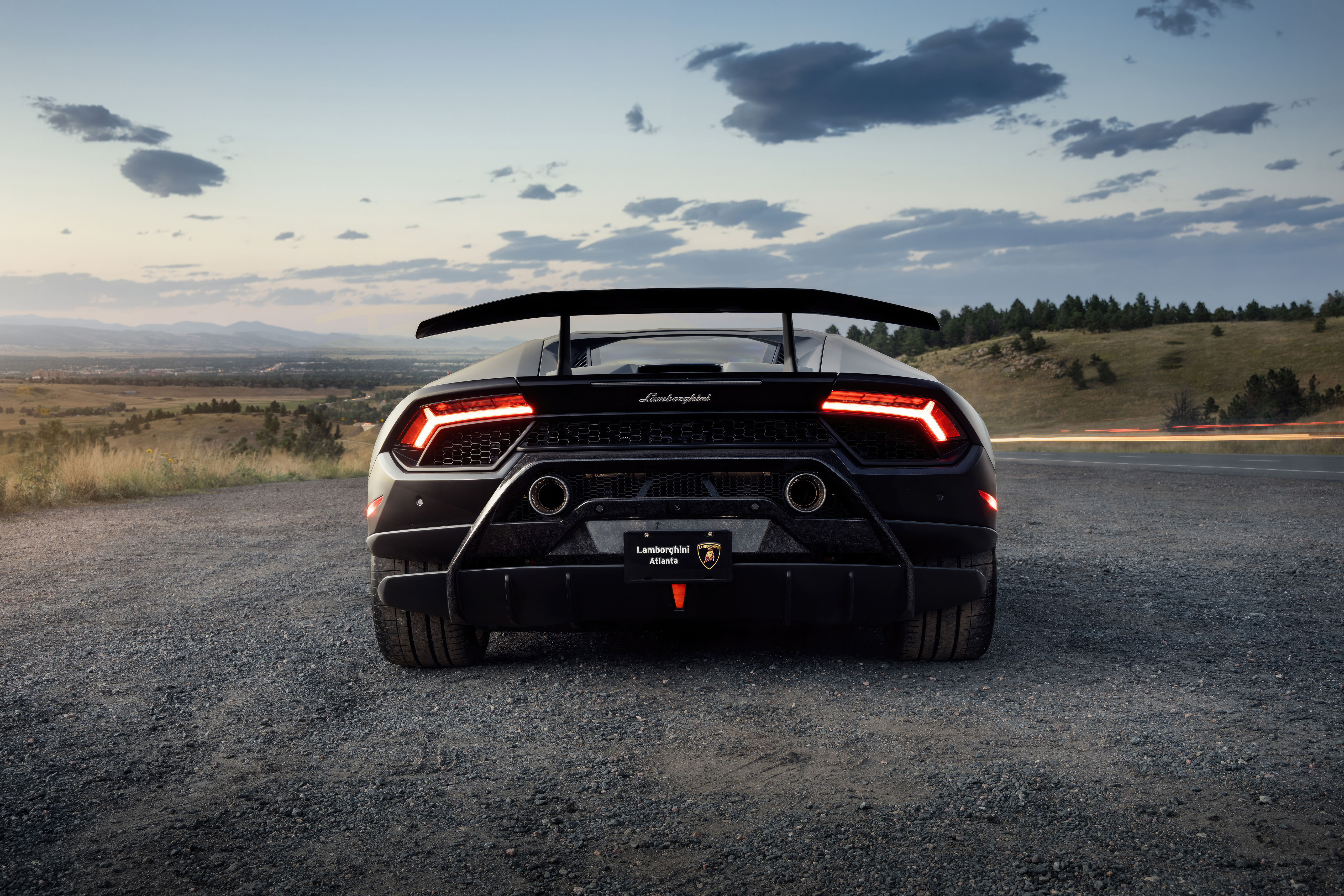 lamborghini huracan performante rear 4k 1698226342