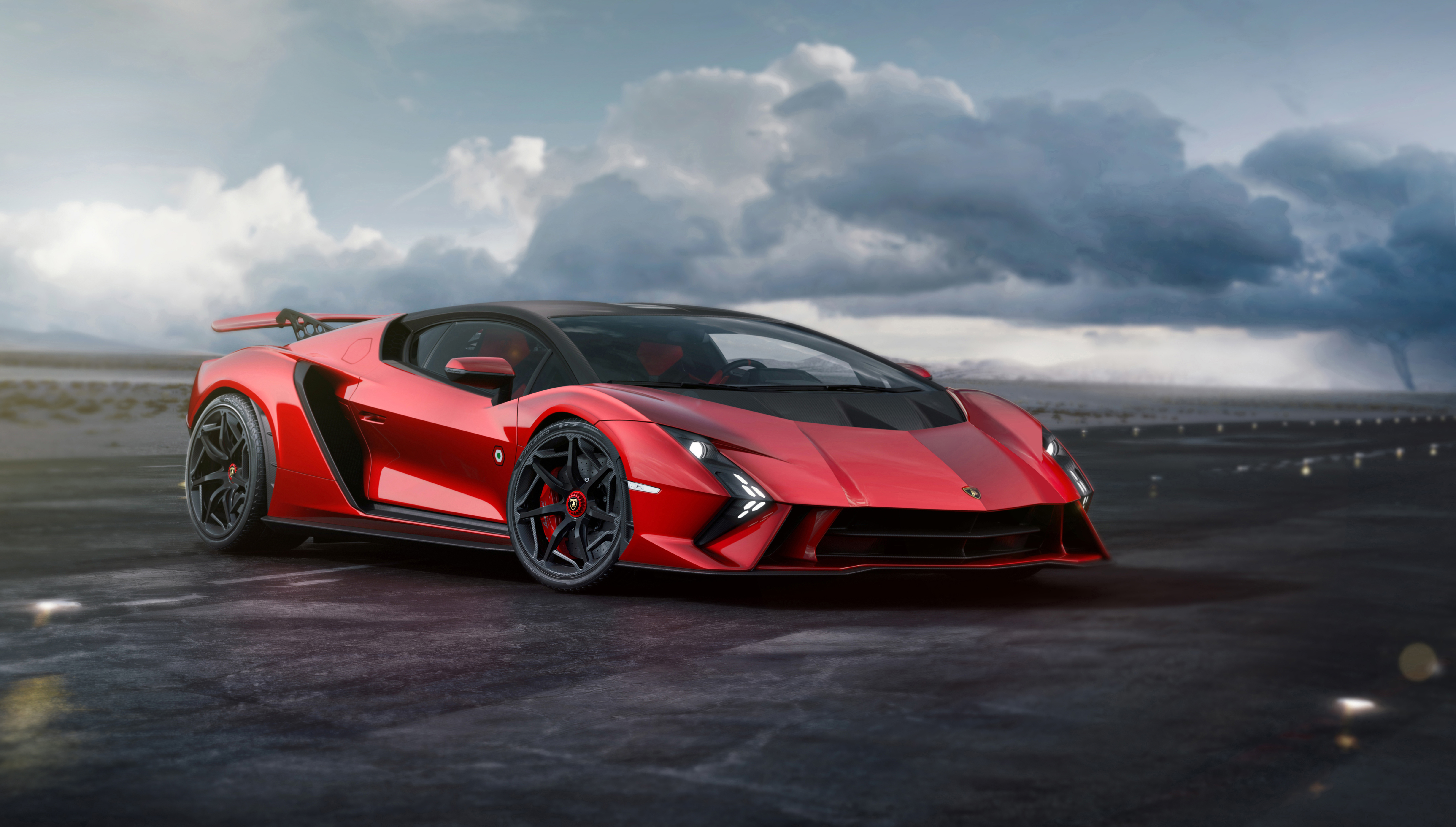 lamborghini invencible front car 4k 1698590135