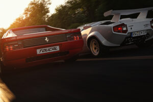 lambroghini countach and ferrari cgi 4k 1698235811