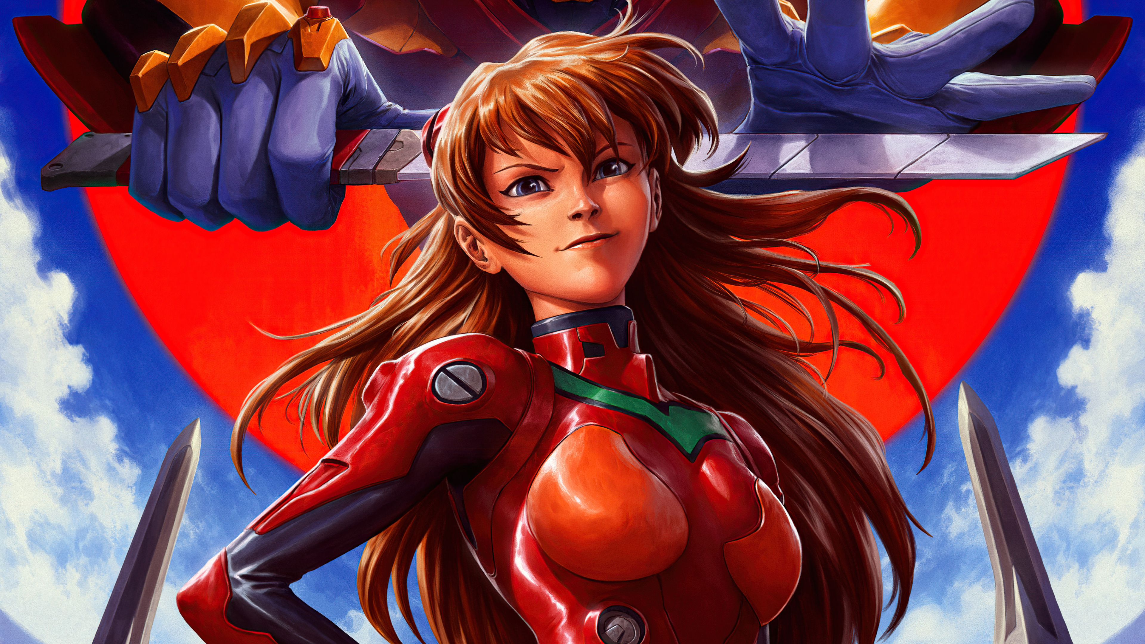 neon genesis evangelion asuka langley soryu red costume 1696363872