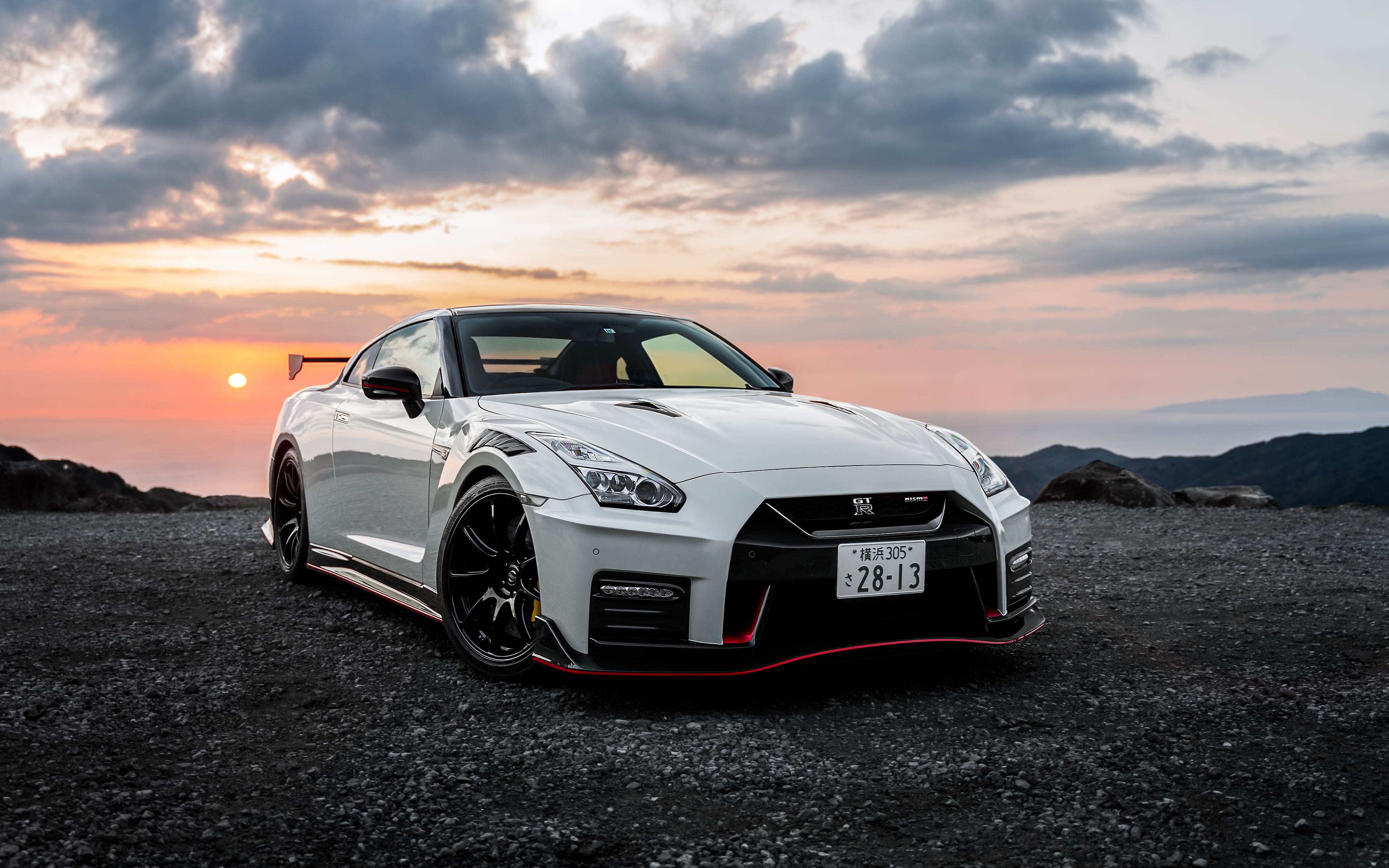 nissan gt r nismo front car view 4k 1698705593