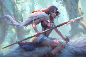 princess mononoke warrior art 1696363874