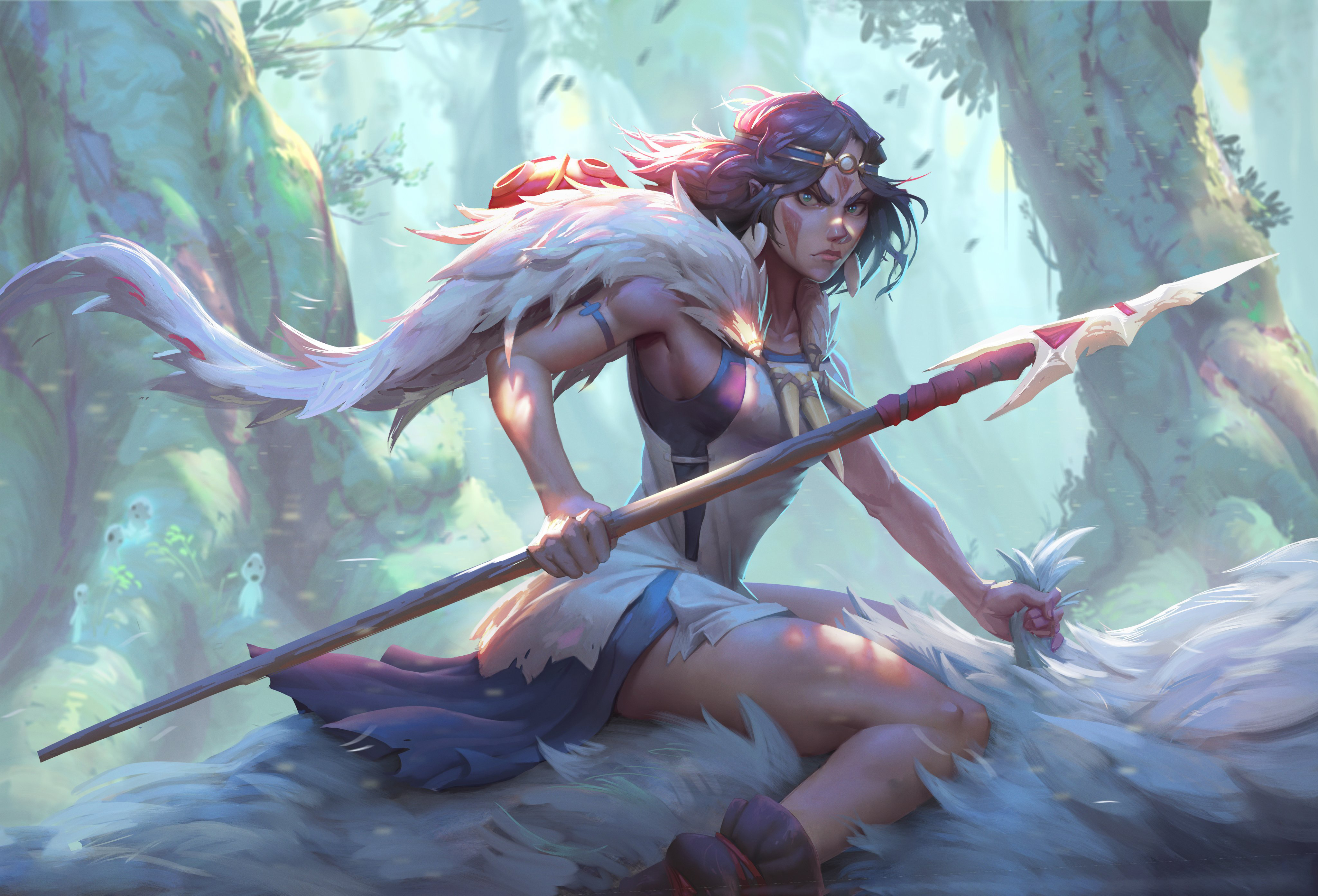 princess mononoke warrior art 1696363874