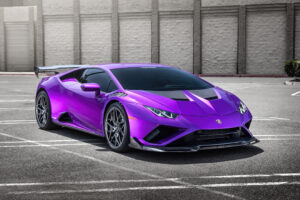 purple lamborghini huracan evo 4k 1698437999