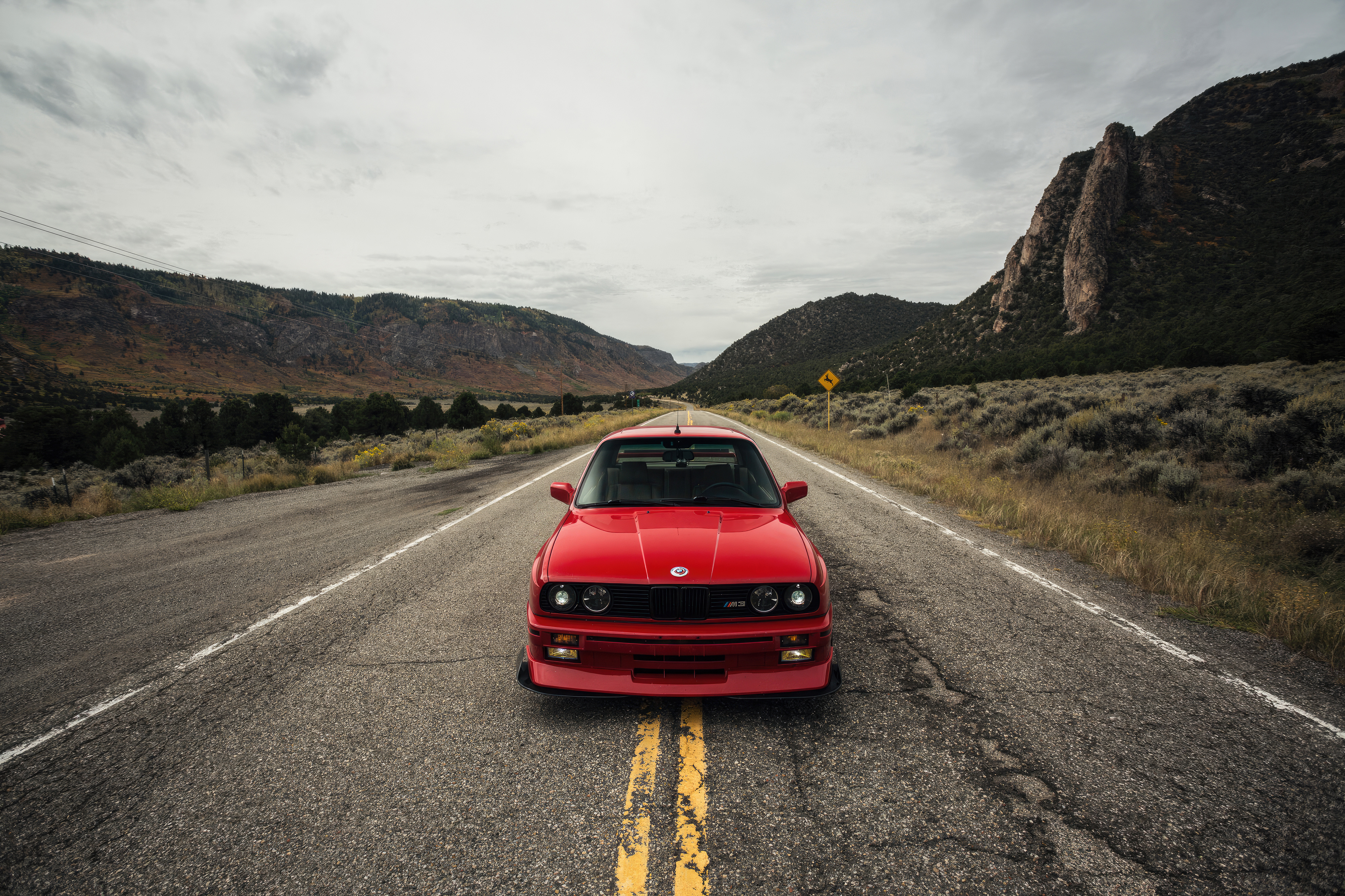 red bmw e30 m3 road 1698414069