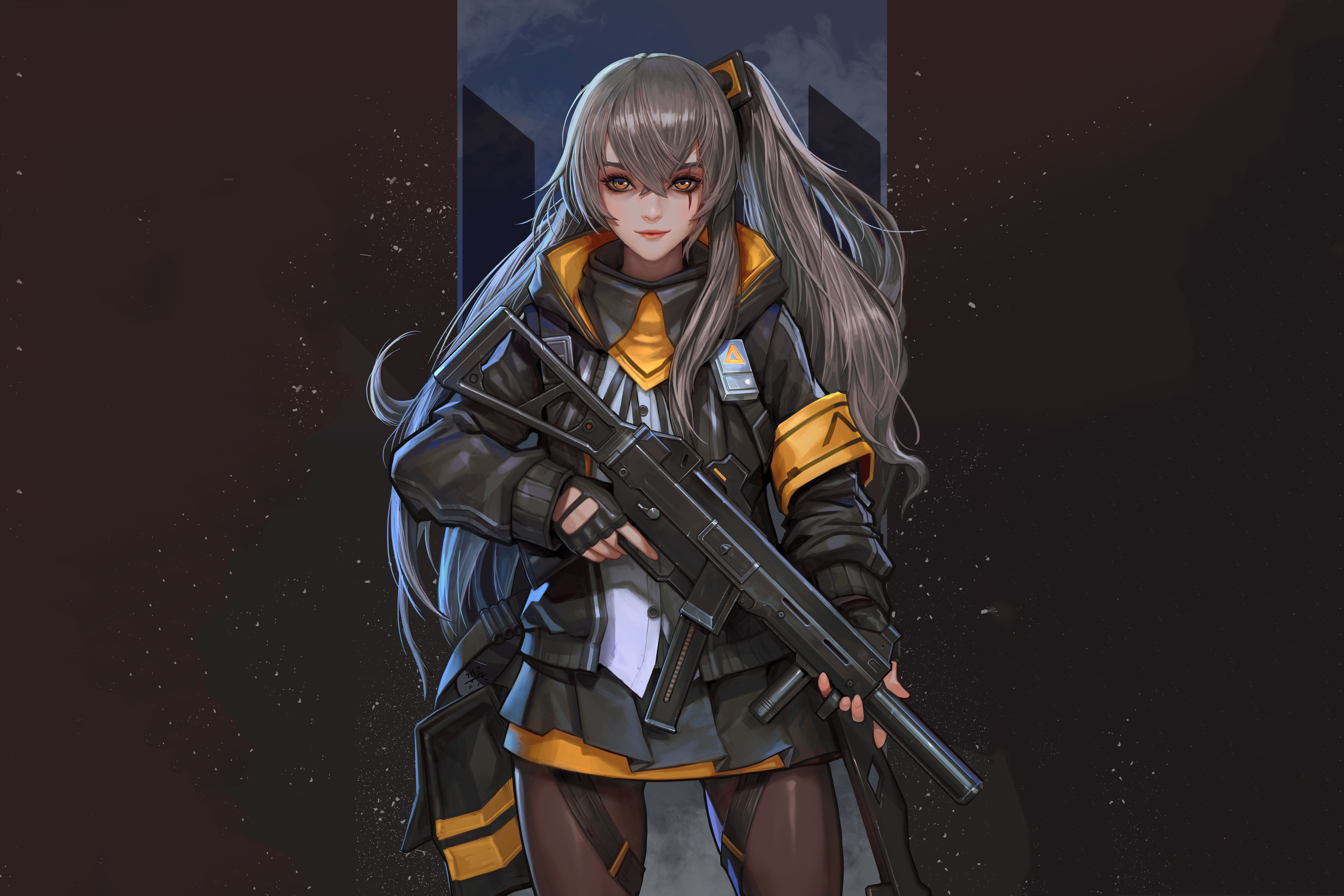 ump45 girls frontline anime 4k 1697015525