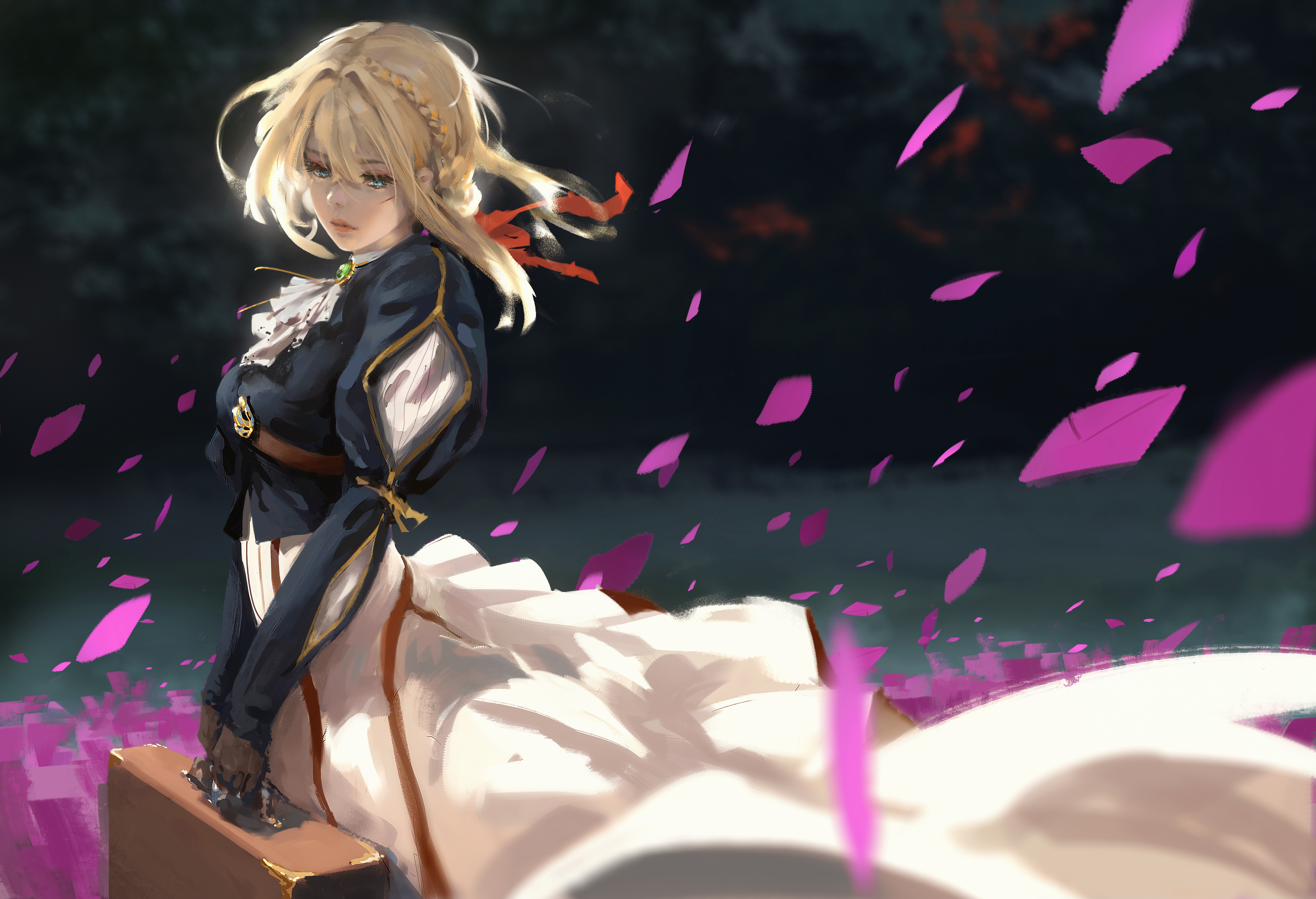 violet evergarden fanart anime girl 4k 1697015525