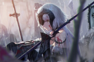 warrior anime girl 4k 1696774297