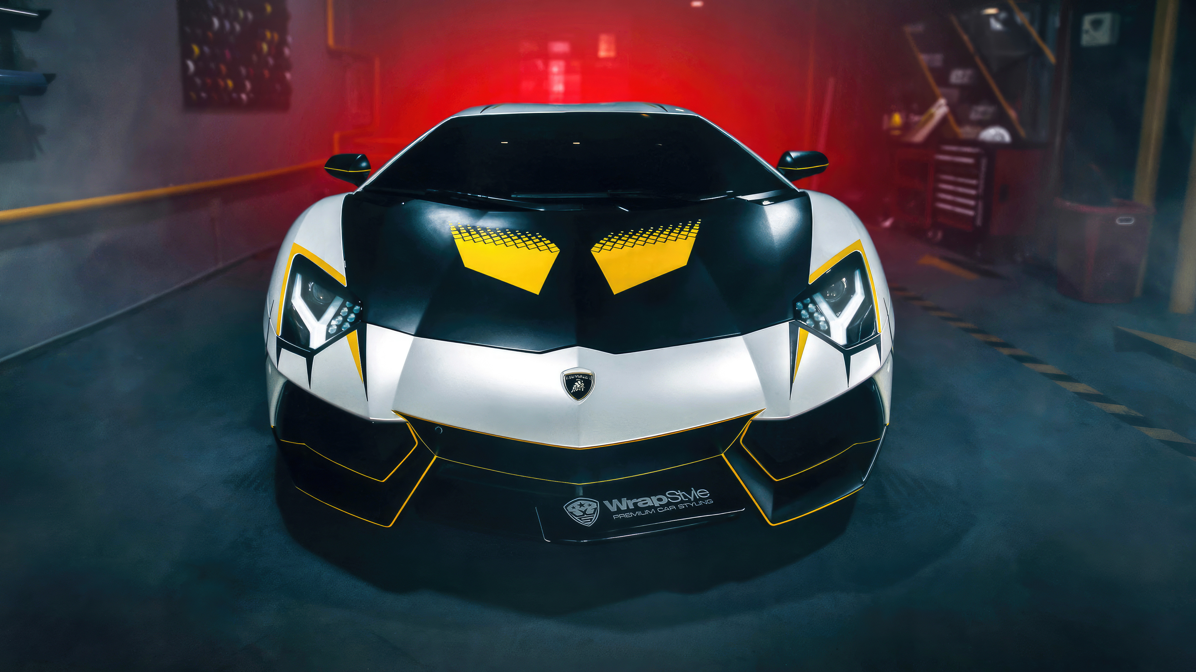 white lamborghini aventador car 1698440946